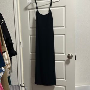 Everlane Japanese Go-Weave Cross Back Slip Dress